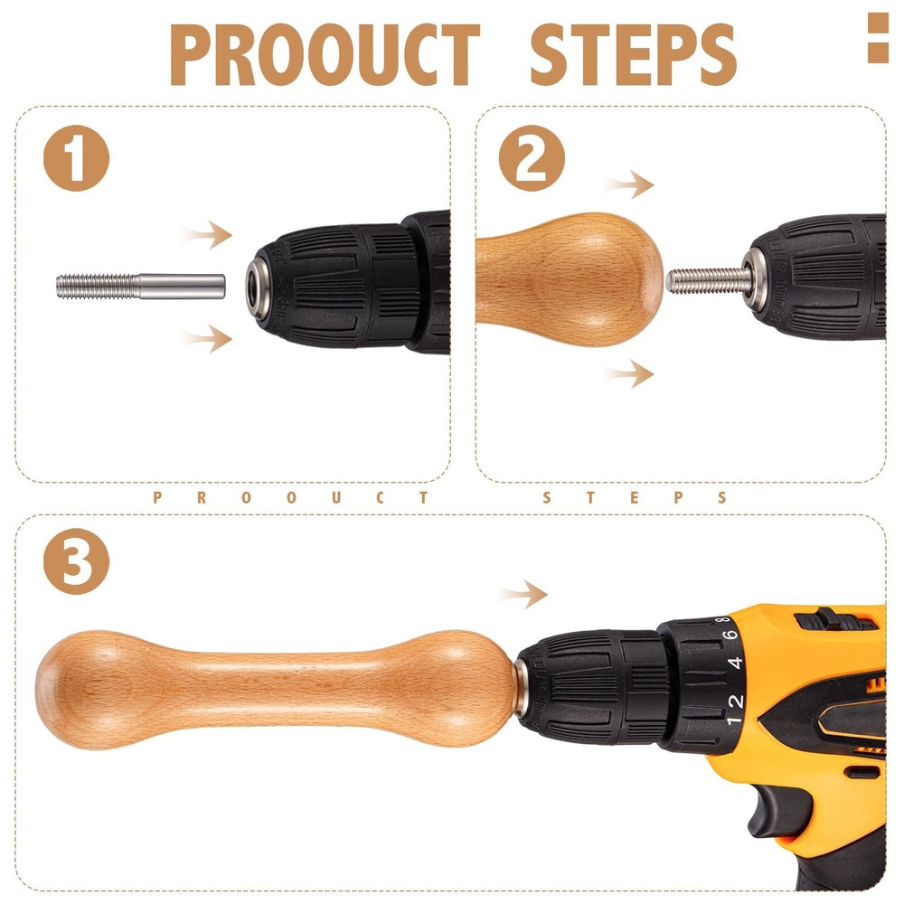 Thyle 2 Pcs Tie Dye Tool Wood Sinew Pulling Device DIY Tie Dye Stretching Too...