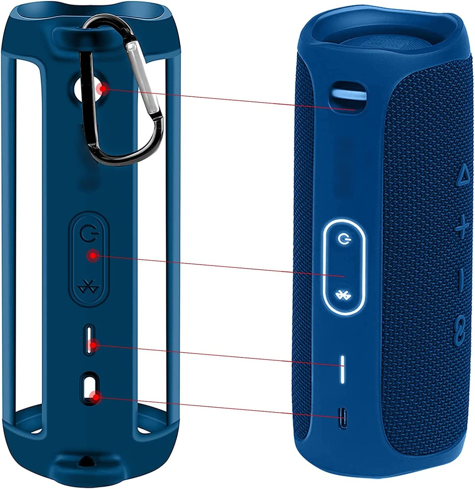 Silicone Case Compatible for JBL FLIP 5 Waterproof Portable Bluetooth Speaker, G