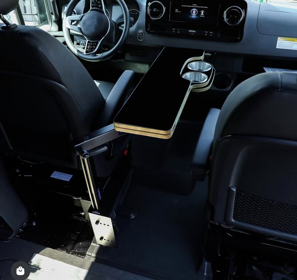 Birch Folding Swivel Table Top For Benz Sprinter For Ram ProMaster For Transit
