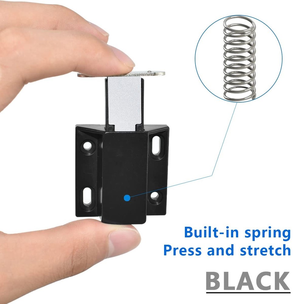 10 Pack Magnetic Push Latch Catch Push to Open Latch Pressure Touch Release
