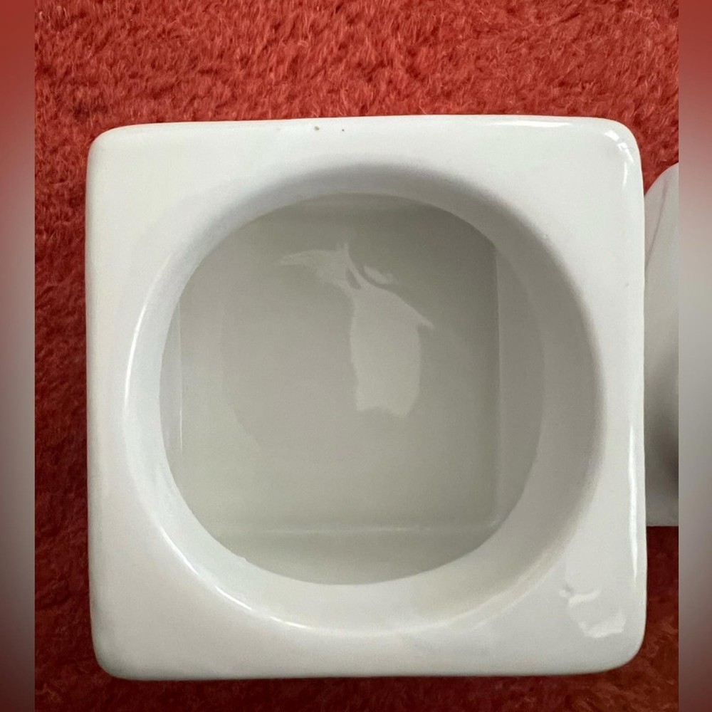 Crate&Barrel White Sugar Container