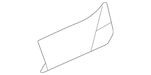 Genuine Mitsubishi Seat Trim Panel Bracket 87511W000P