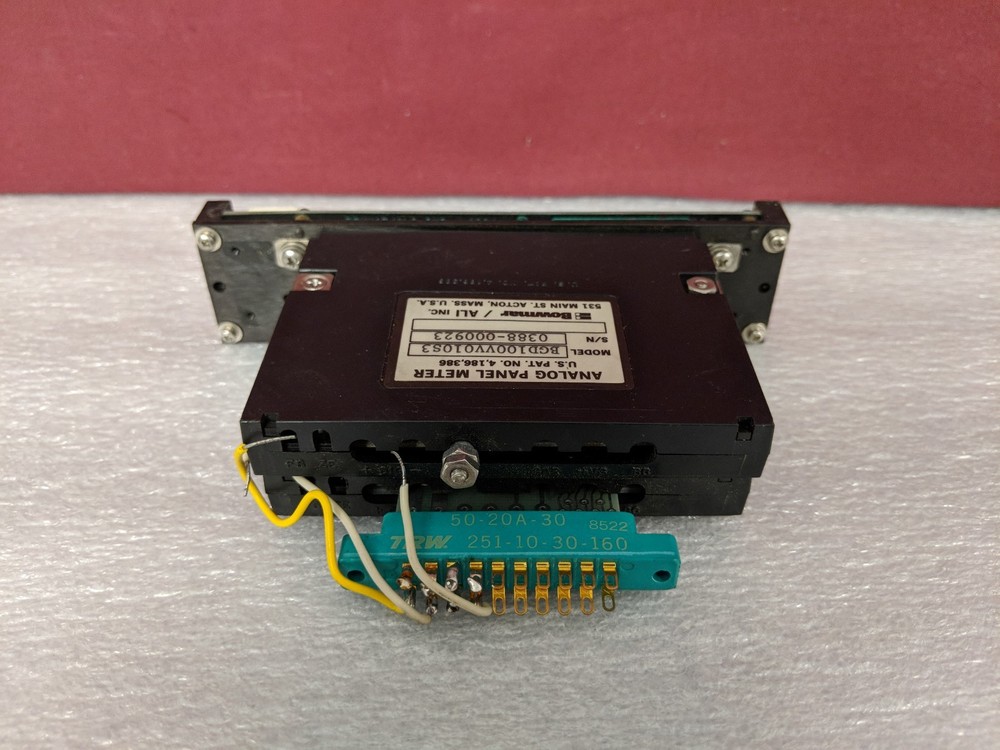 BOWMAR ALI BGD100VV010S3 ANALOG PANEL METER