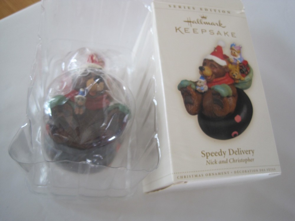 Hallmark Keepsake Ornament Speedy Delivery Nick & Christopher