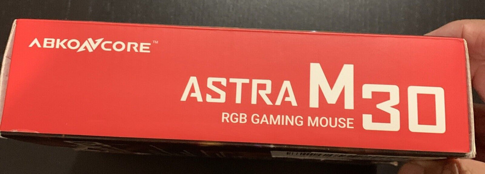 Abkoncore Astra M30 USB Wired Gaming Computer Mouse Max 3500 DPI 8 Button-A1