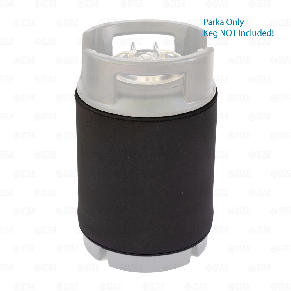 Neoprene Insulating Keg Parka Koozie Wrap Jacket Sleeve for 2.5 Gallon Corny Keg