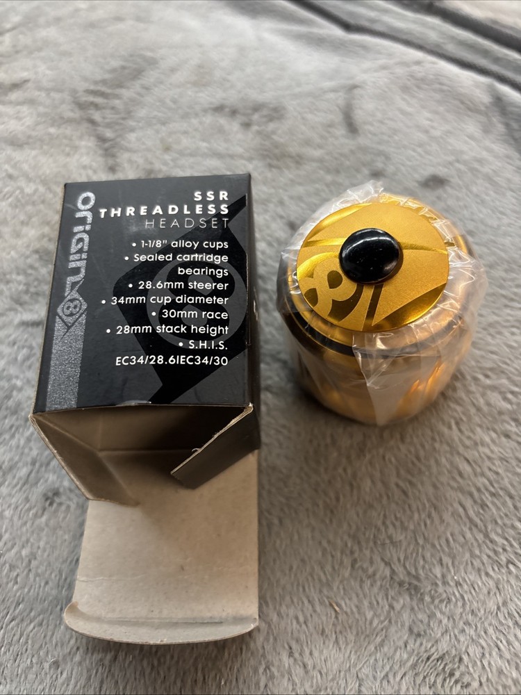 Origin8 SSR Threadless Headset, Gold Anodized