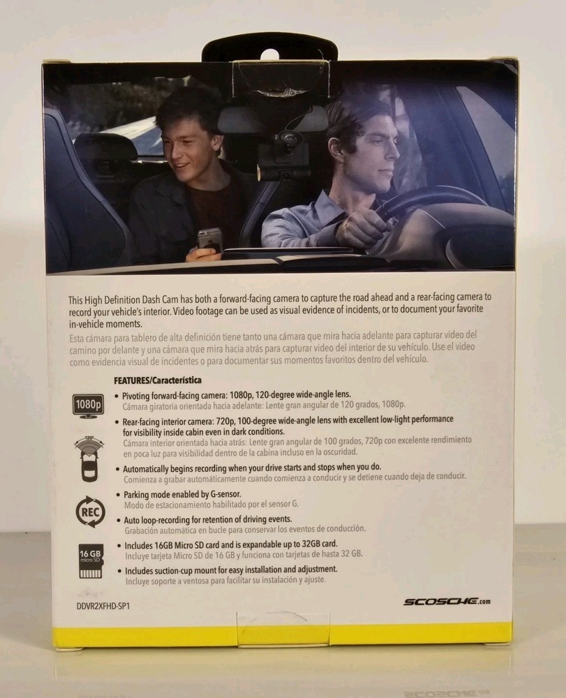 Scosche Full HD Two Way Dash sealed**