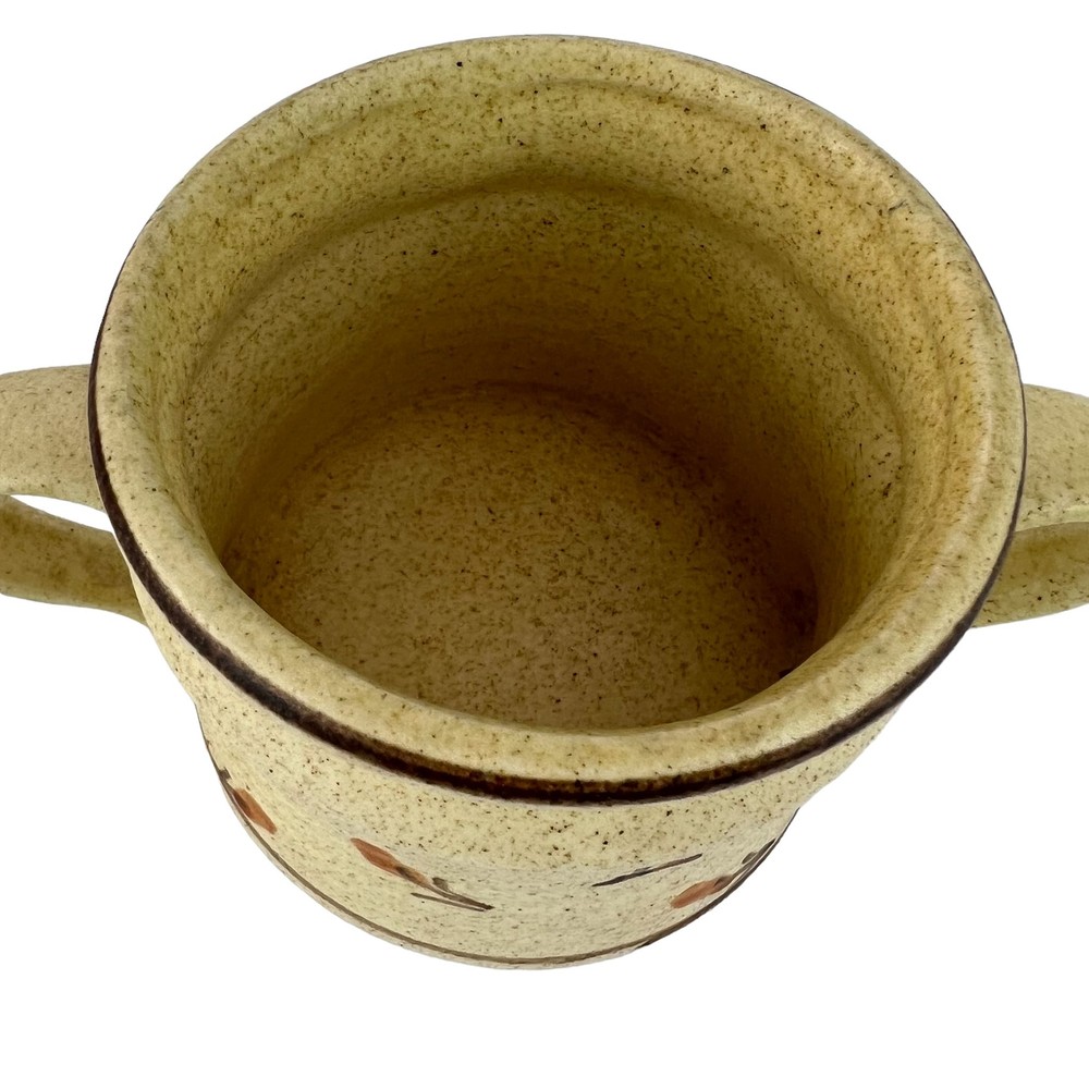 West Germany Studio Pottery Hand-painted and Signed Mug