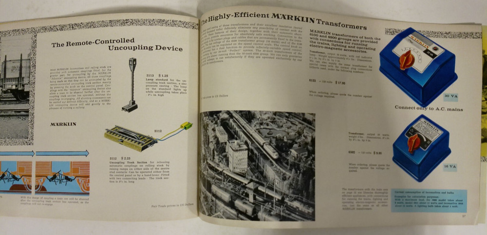 Vintage Marklin 1966/67 Catalog