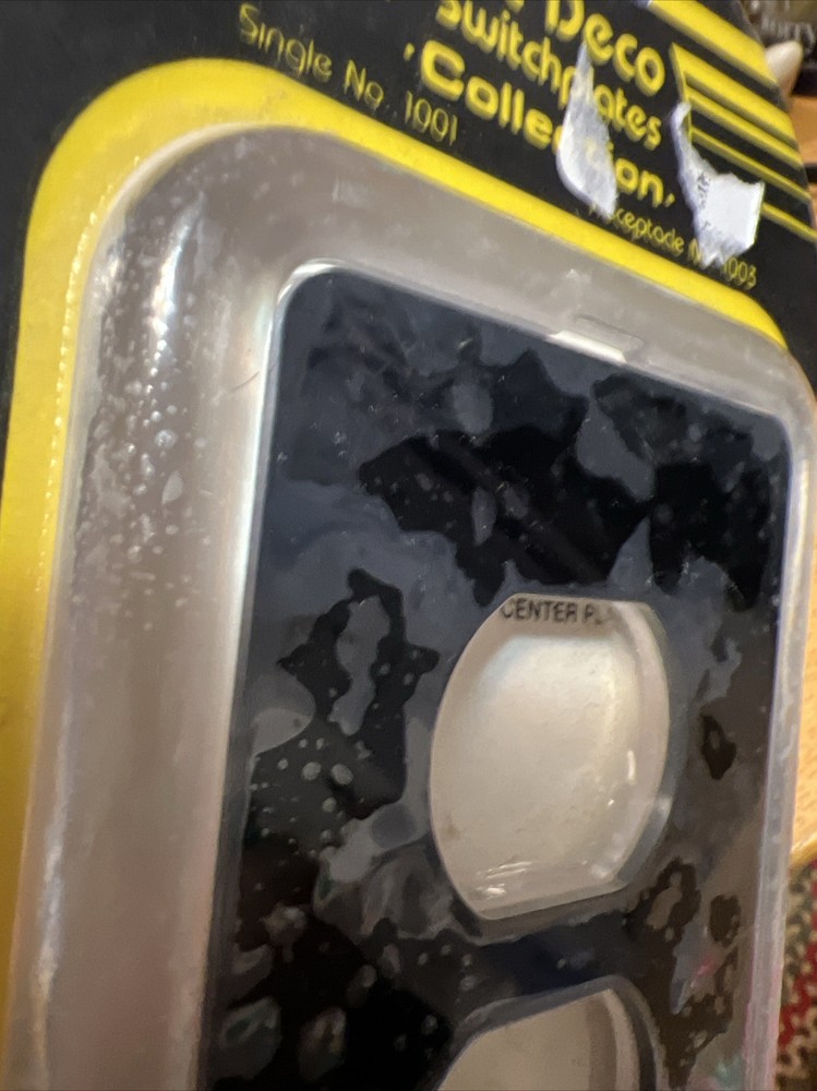 Vintage Switch Plate Art Deco