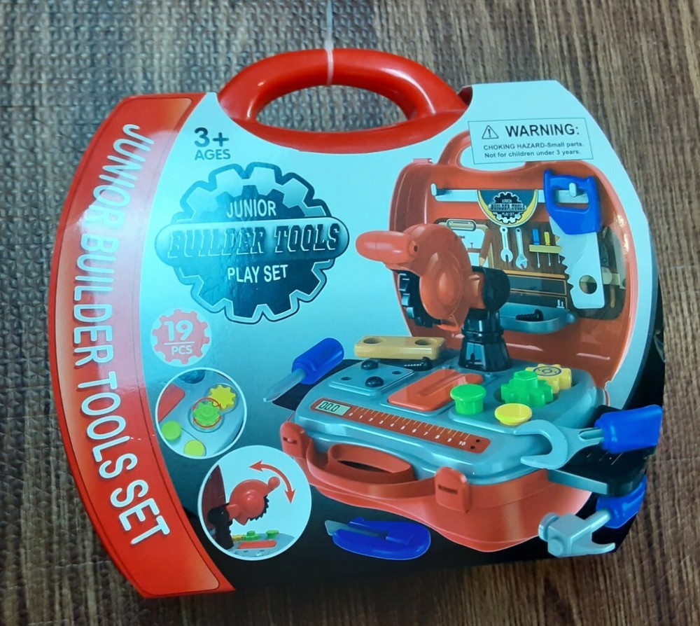 Tools Junior Builder Tool Set 19pcs The Suitcase Playset Toys