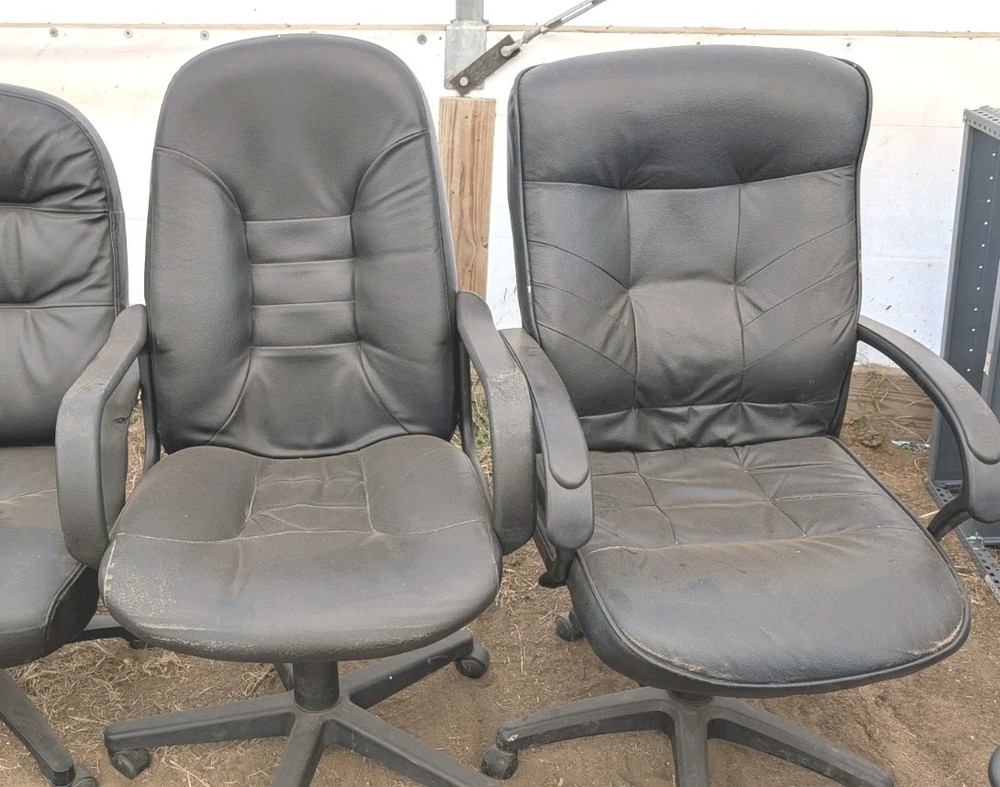 Office Chair Leather High back