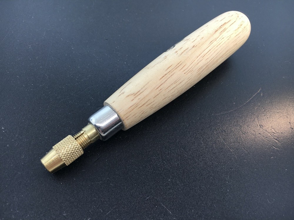 Needle File Handle with Brass Chuck