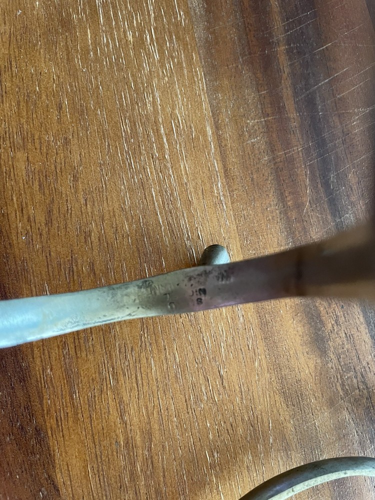 Authentic Vintage English Riding spurs Solid NICKEL never rust