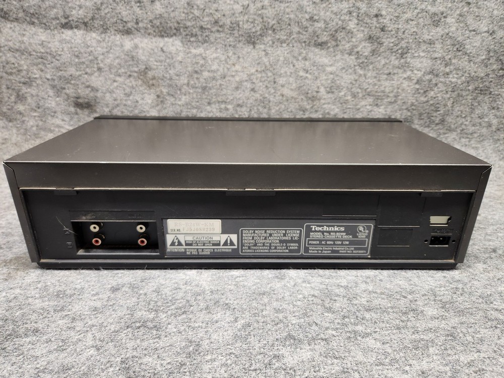 Technics RS-B24W Stereo Double Cassette Deck Player/Recorder *Tested*