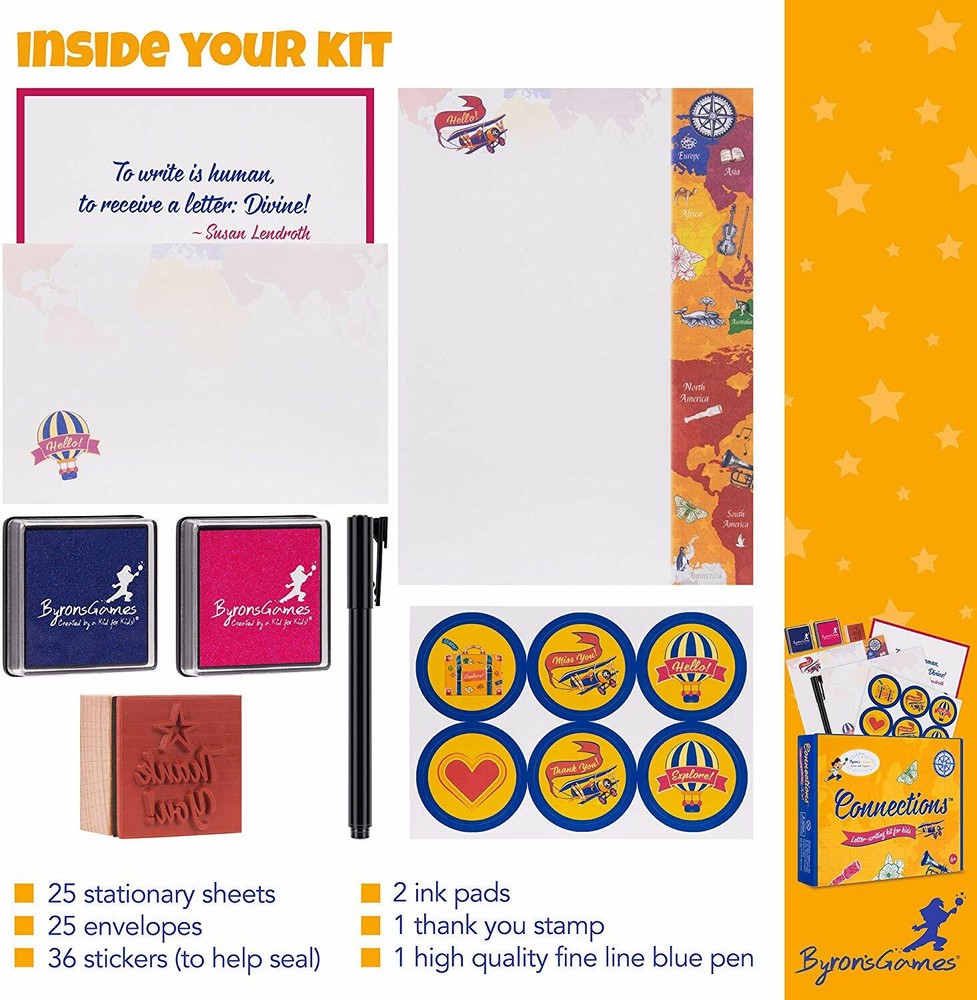 Kids Stationary Set Inspire Kids Write Creativity Builder Imagination Writing