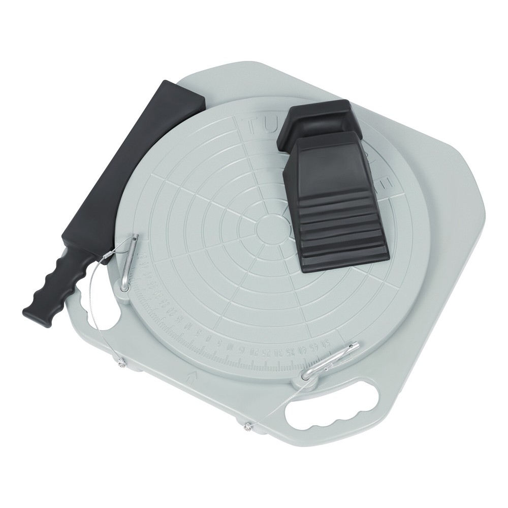 2pcs 5 Ton Front End Wheel Alignment Turntable Plate 360° Rotating Plate Table