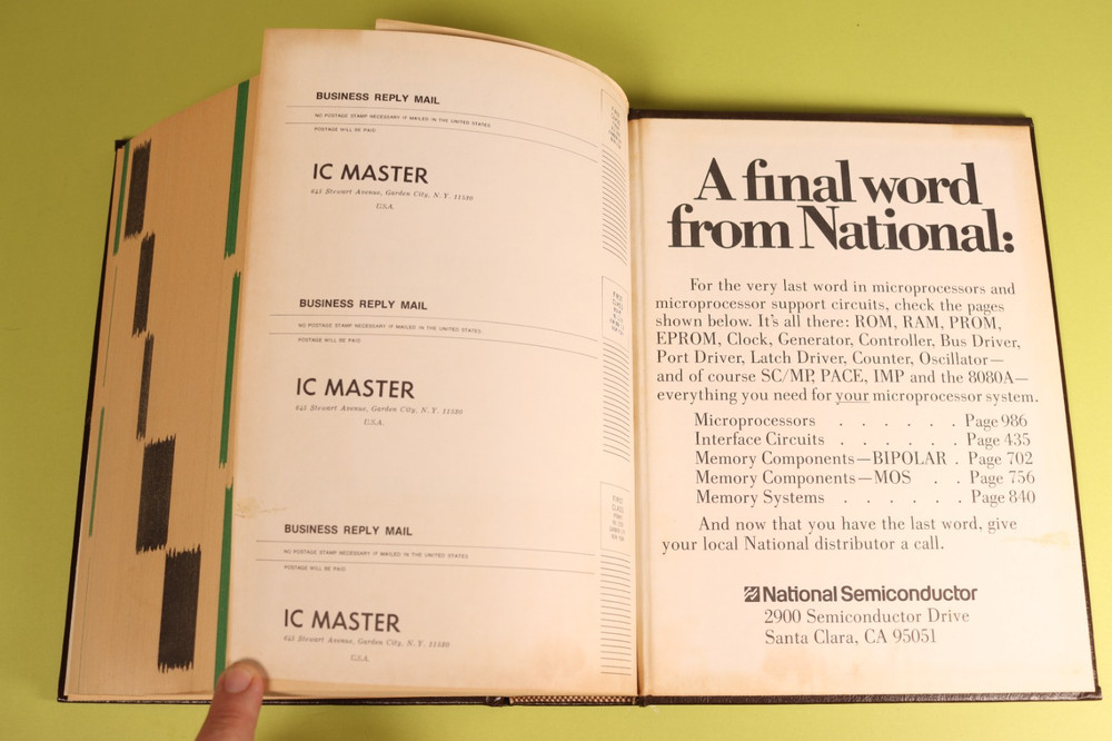 IC Master Book 1977 Computer Chip Collector's HC Bible Microprocessor Memory