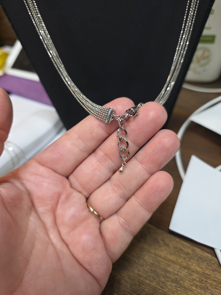 Silver Toned 32" Necklace