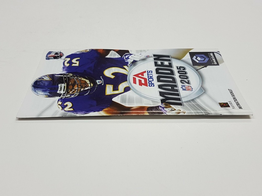 Madden 2005 Authentic Nintendo GameCube Manual Only