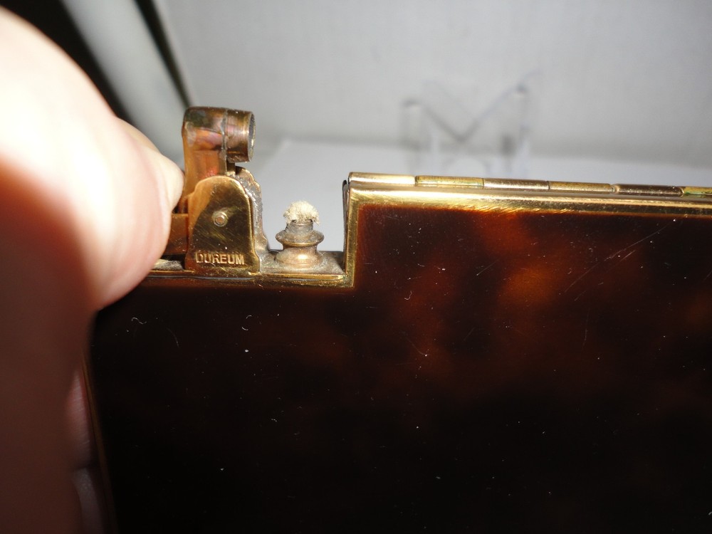 c1939 RONSON "ULTRACASE" CIGARETTE CASE LIGHTER Dureum & ENAMEL