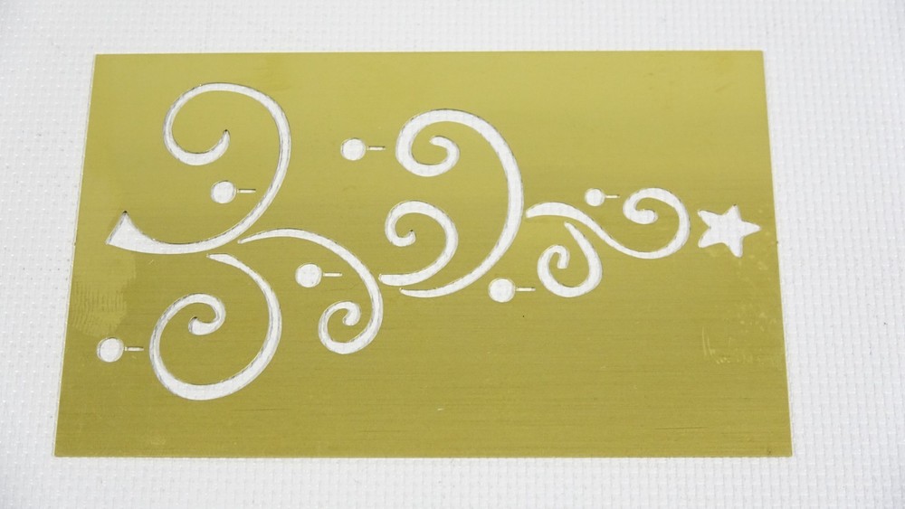 Christmas Tree - Lasting Impressions Embossing Stencil Template L9174 - 2003
