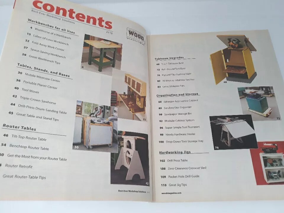 Wood Magazine December 2010 Workshop Solutions Projects Tips Tricks