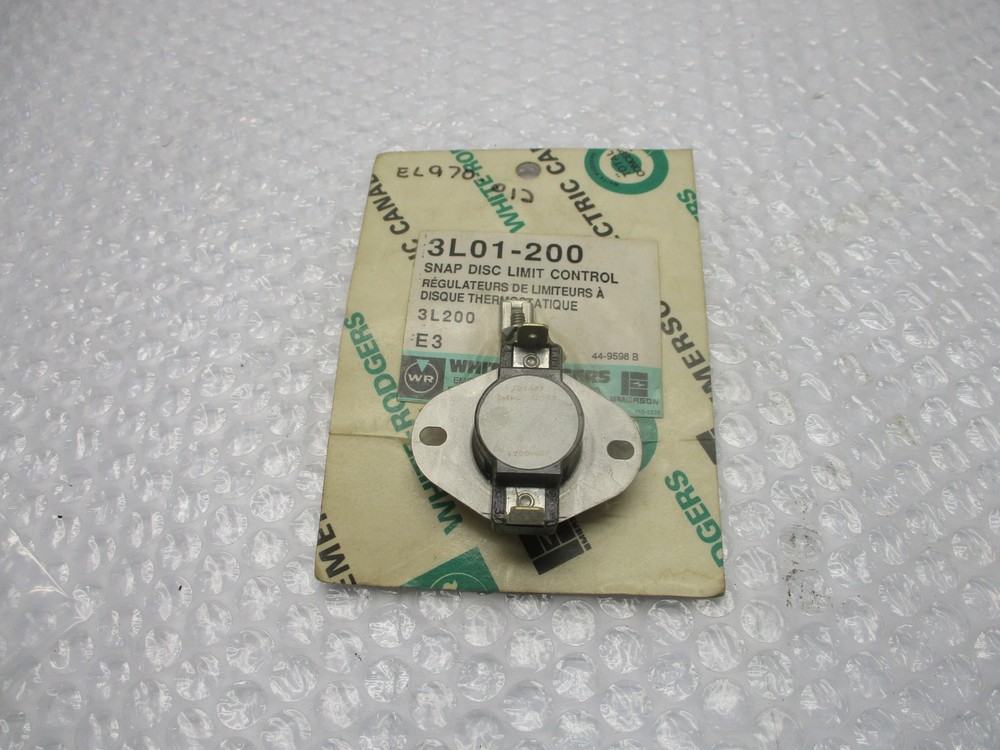 WHITE RODGERS 3L01-200 SNAP DISC FAN CONTROL NSMP