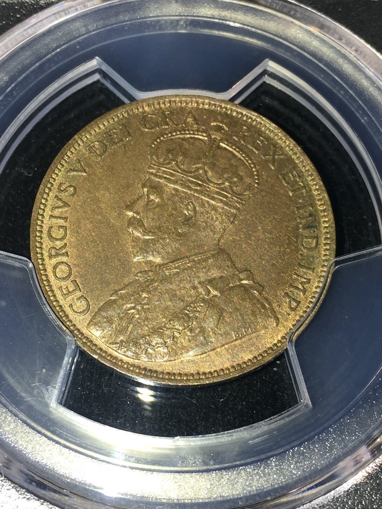 1917c Newfoundland, Large ¢1 Cent, PCGS Graded, **MS-65** #4153