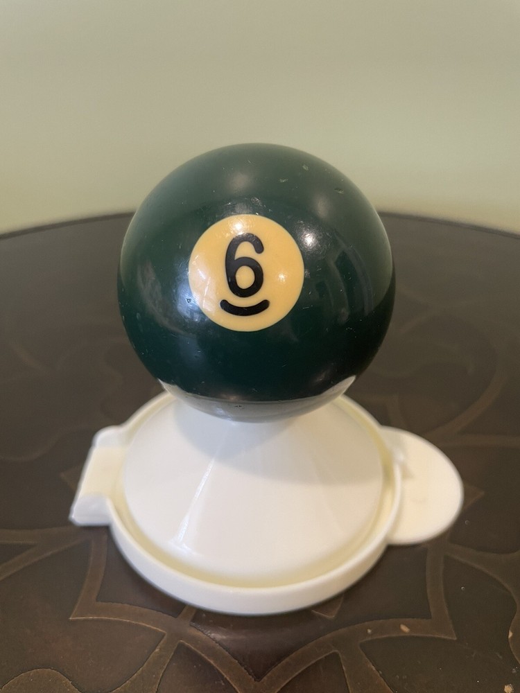 Vintage Billiards Pool Ball Replacement, 2 1/4", Green Solid # 6