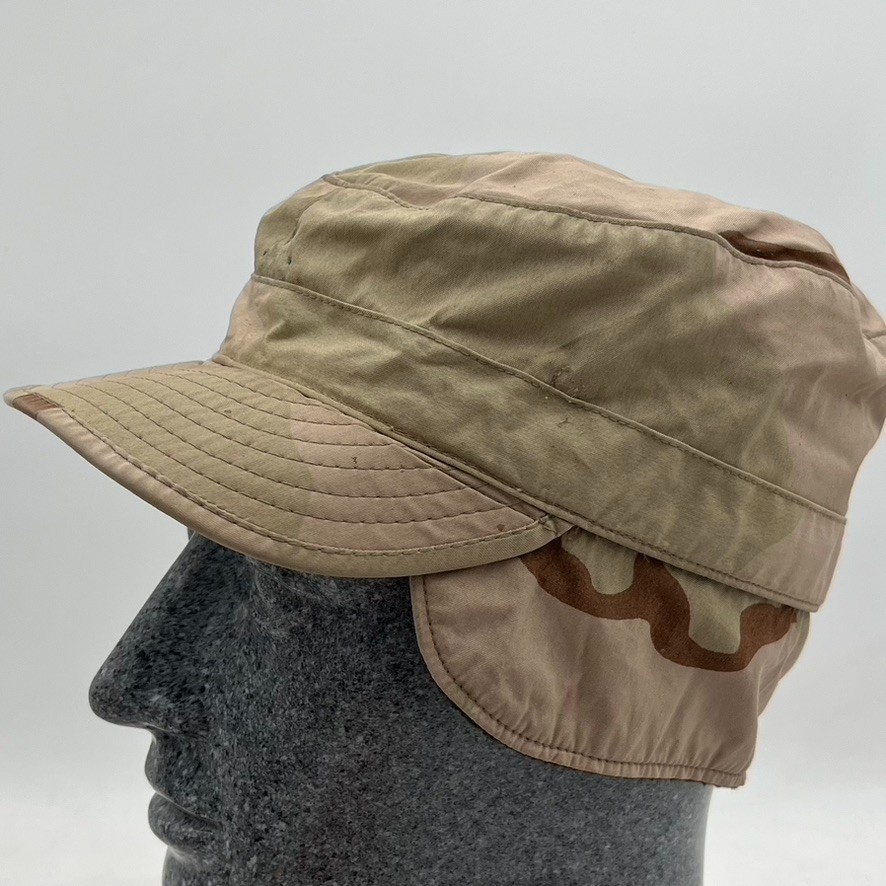 US Army Military Hat Cap Desert Camouflage Pattern Class 2 Hat Size 7 3/8 USGI