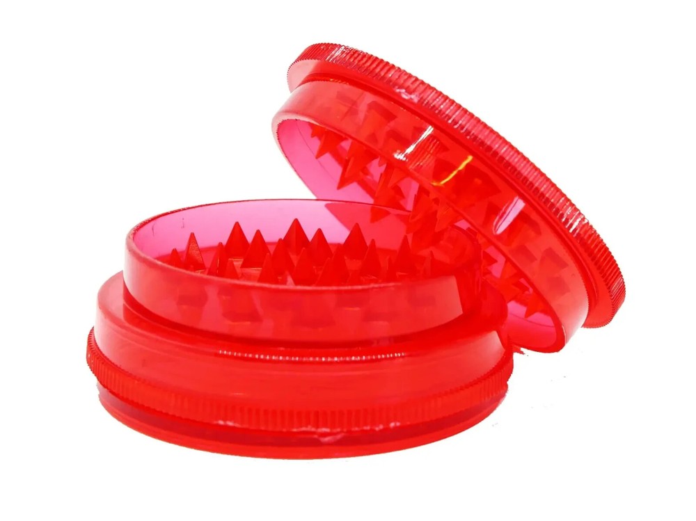 3" Red Acrylic 2pc  Grinder | 70MM