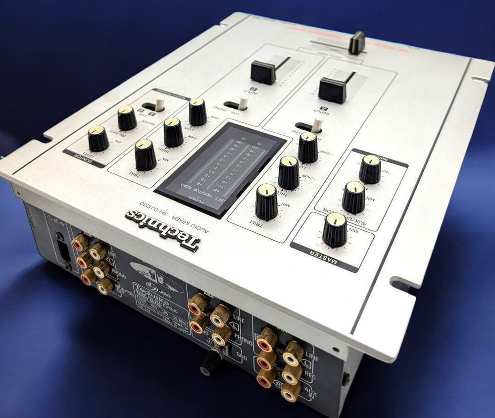 Technics SH-DJ1200-S DJ Mixer Silver Audio Tested Working