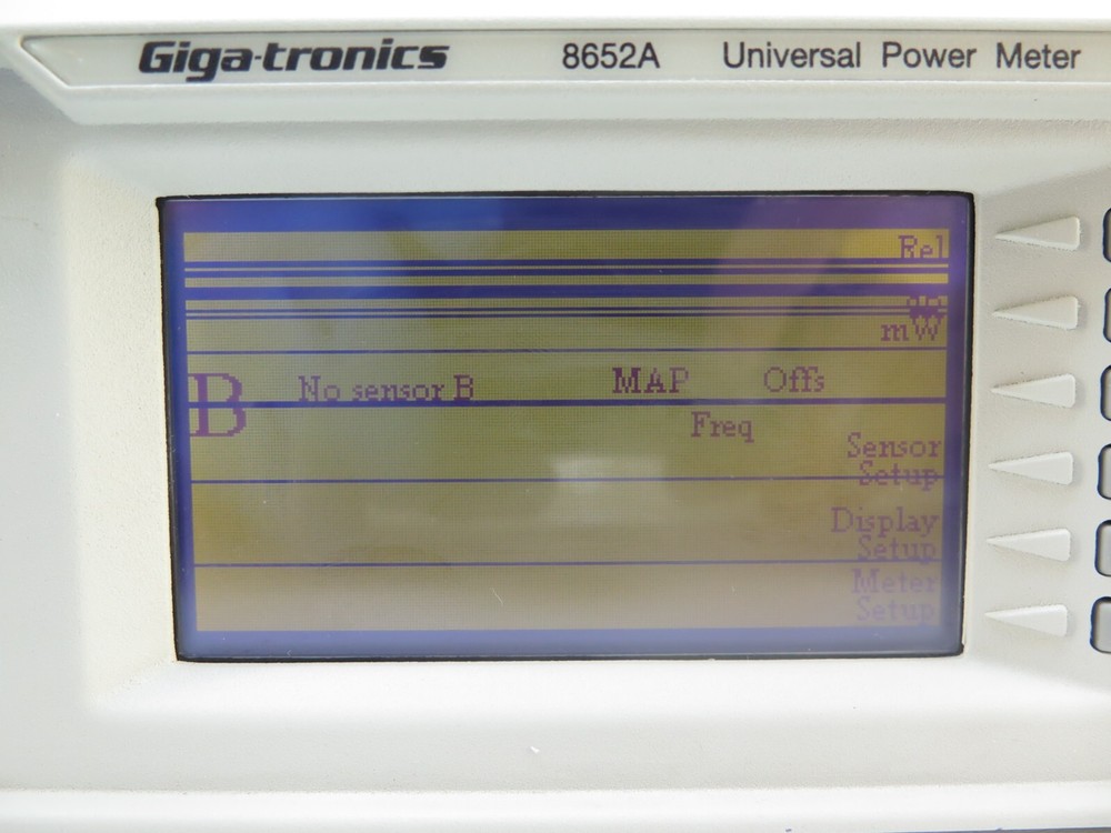 Gigatronics 8652A Universal RF Power Meter Options 12, 14