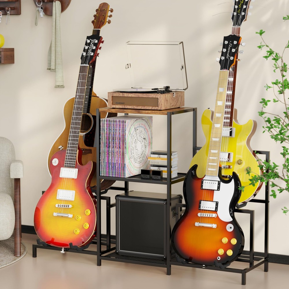 Guitar Rack Multi Guitar Stand for Multiple Guitars, Multiple Guitar Rack Hol...