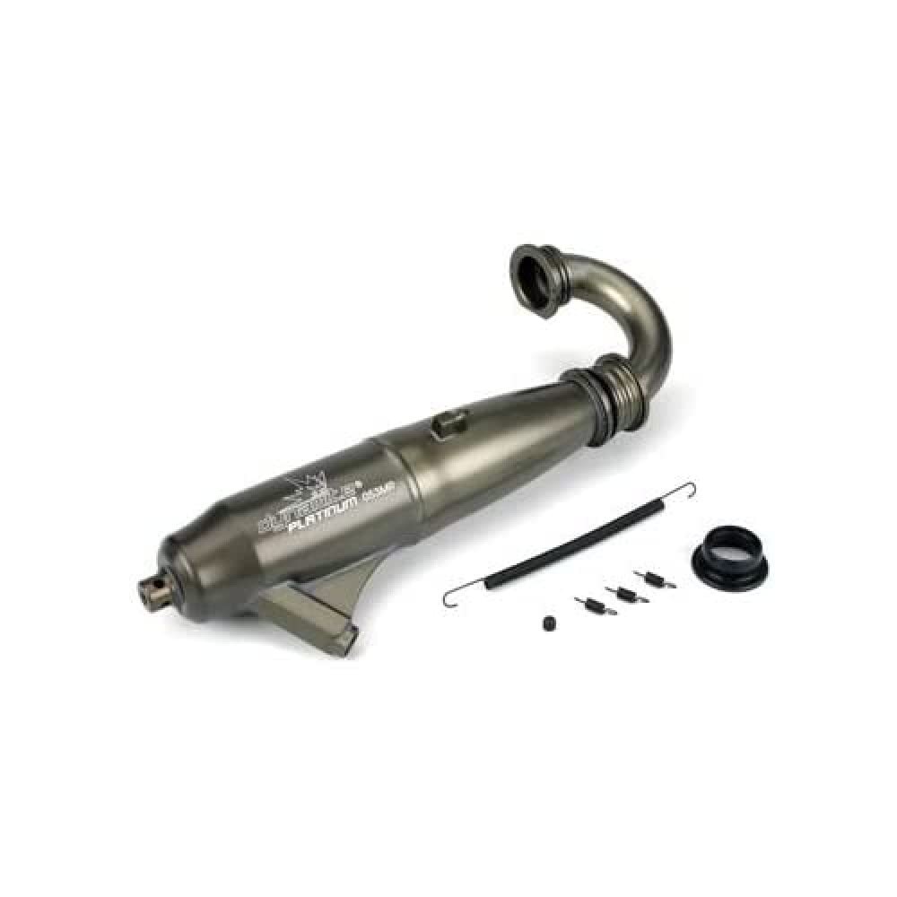 1/8 Scale Inline Exhaust System | Hard Anodized, Reliable Spring Couplers