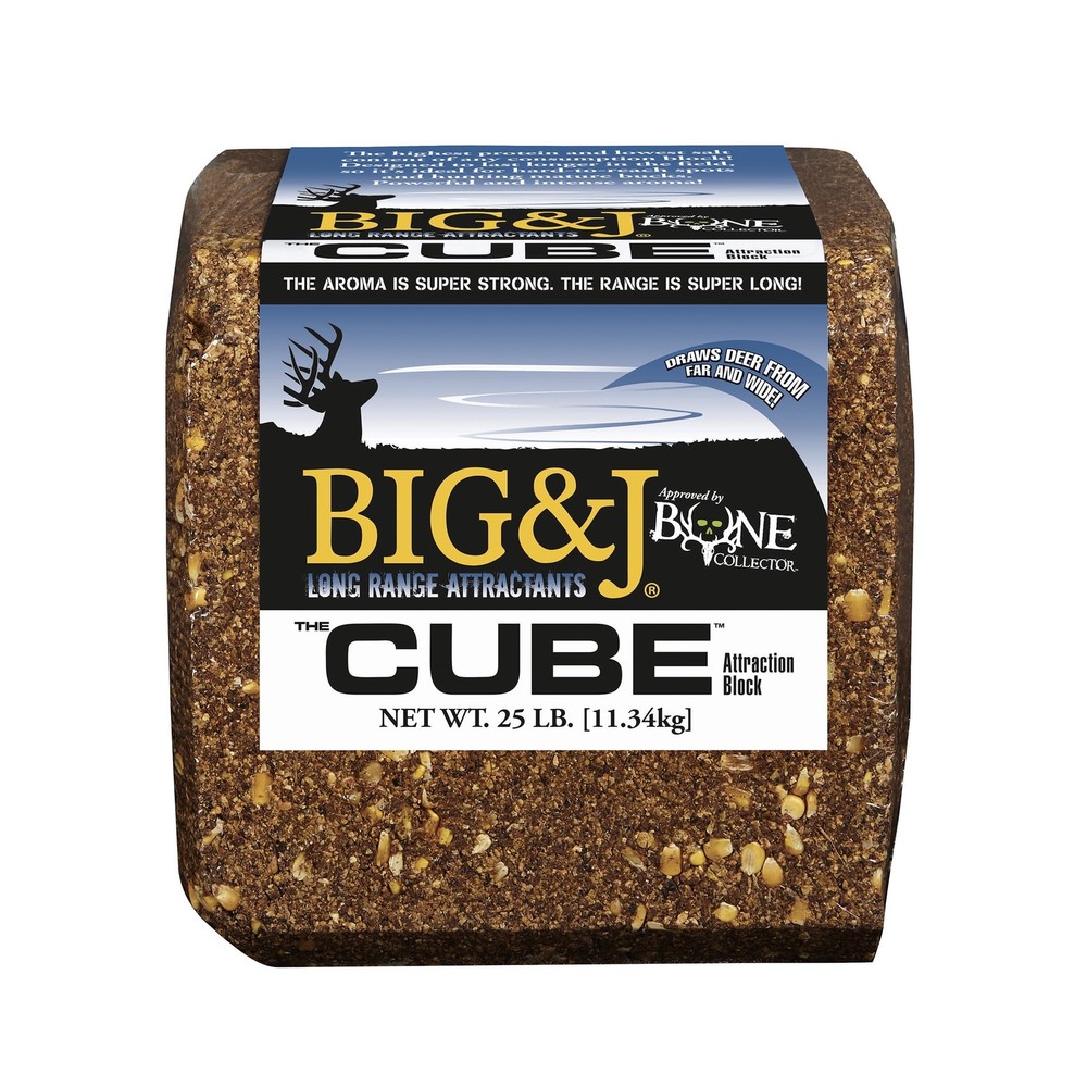 Big & J Long The Cube Range Deer Attractant Block, 25lbs