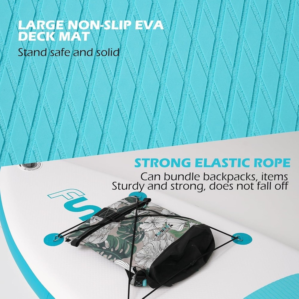 Portable Inflatable Paddleboard Set with Accessories