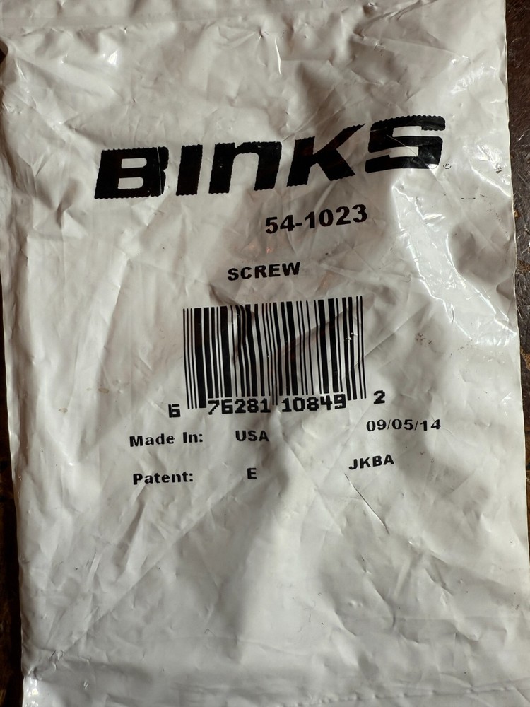 Binks 54-1023 Screw for Conventional Spray Gun