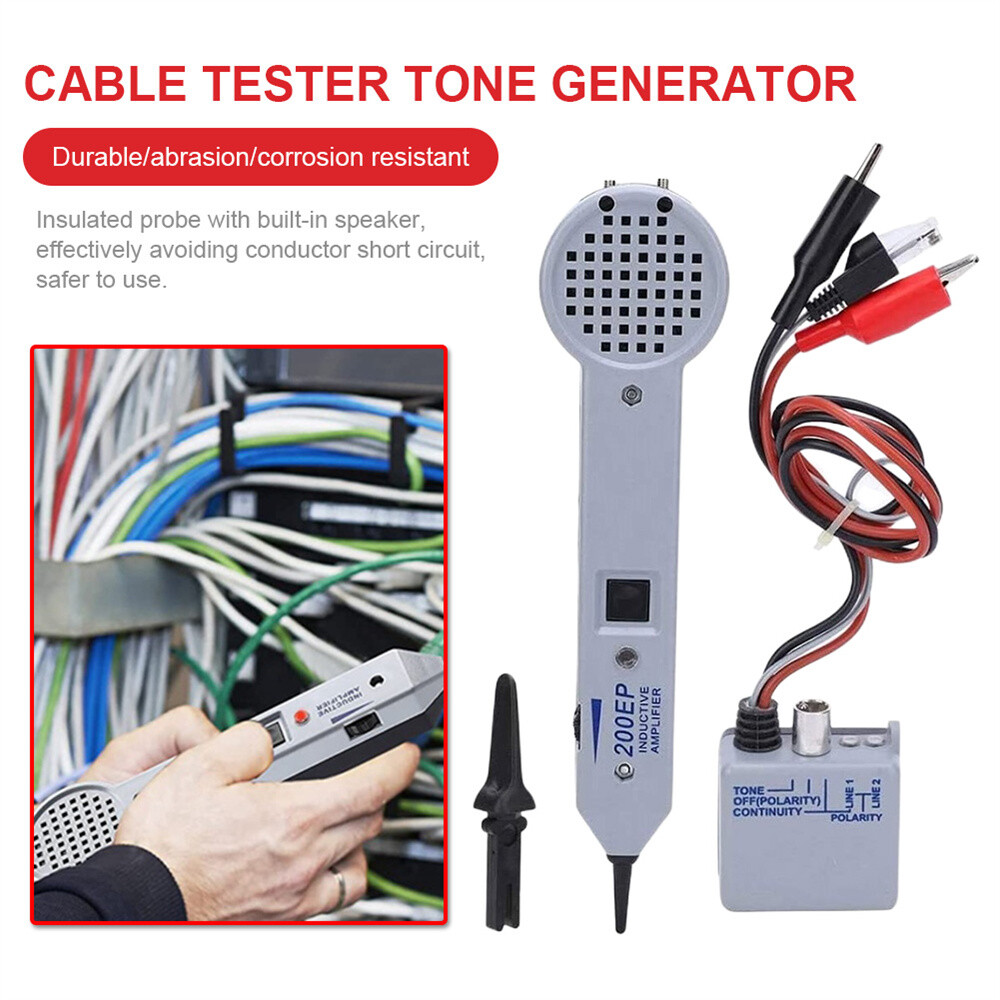 200EP Audio Adjustable Inductive Amplifier Cable Tester Tone Generator