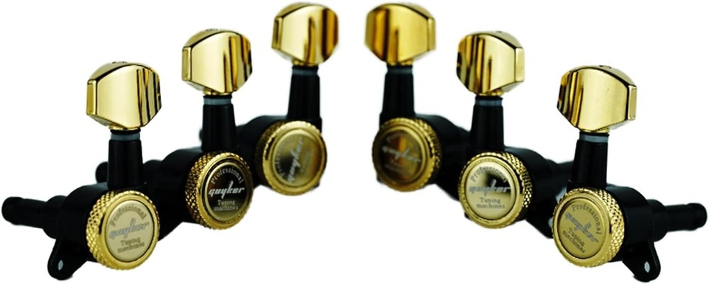 Precise 1:18 Gear Ratio Locking Tuners for Accurate String Tension Adjustment