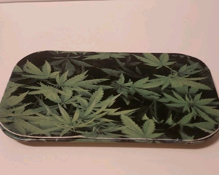 Metallic Rolling Tray Nature-Themed