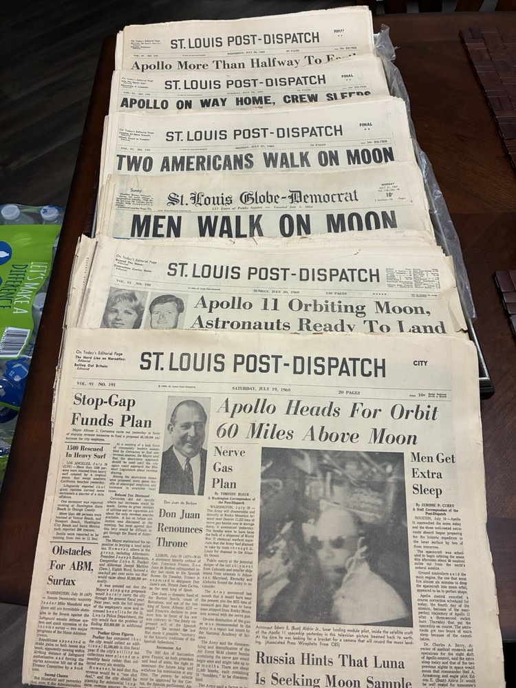 newspaper lot 1969 July