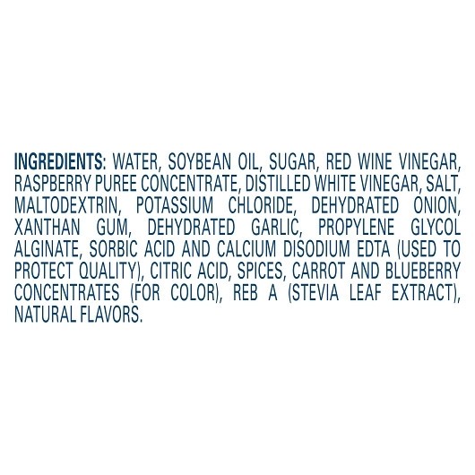 Hellmann s Raspberry Vinaigrette Dressing, 1 Gallon, 4 Per Case