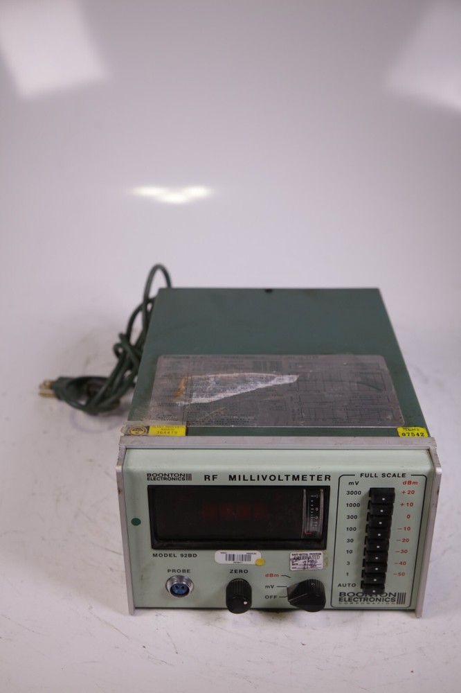 Boonton Electronics 92BD RF Millivoltmeter