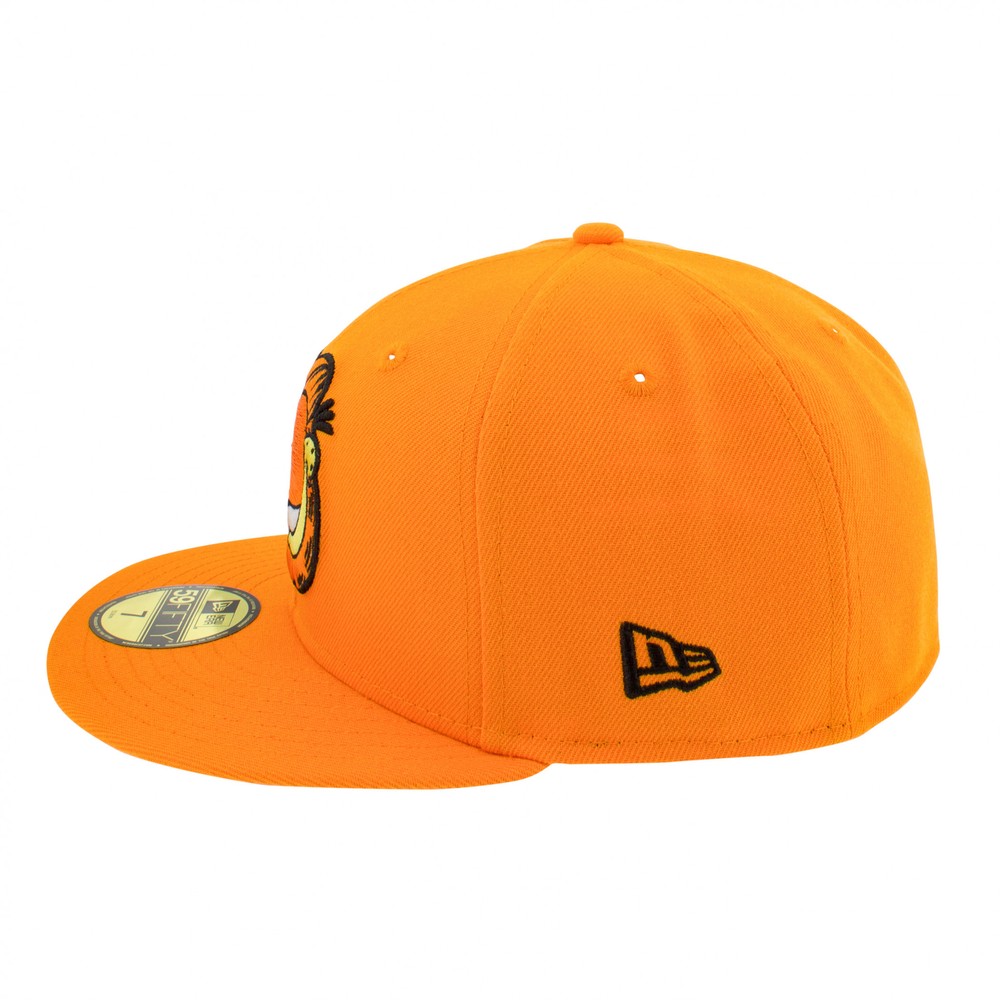 Garfield Grin New Era 59Fifty Fitted Hat Orange