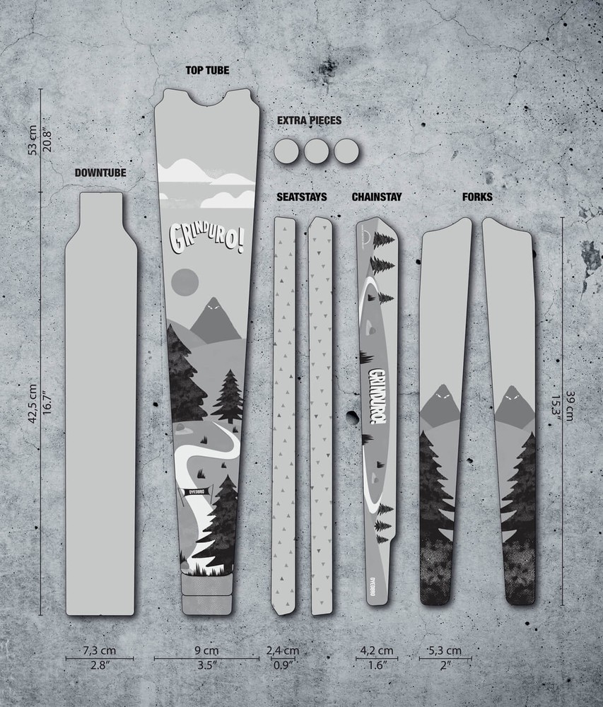 DYEDBRO - Gravel Frame Protector - Multiple Styles