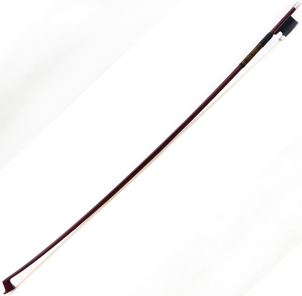 D.PECCATTE Copy Pro Master Antique Pernambuco Violin Bow 4/4 Ebony Carved Silver
