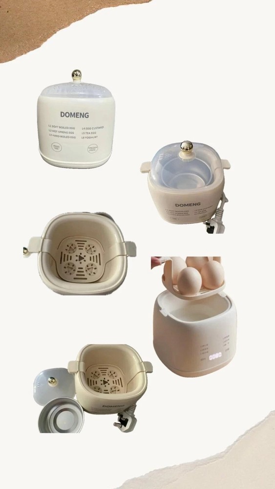Electric Egg Boiler Multi-Purpose Automatic Egg Cooker Half-Boil & Hard-Boil Egg